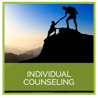 Individual counseling is a great way to help people.