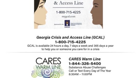 GA Covid19 emotional support line and other resources